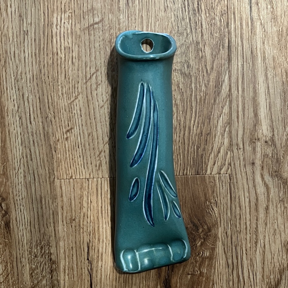 Studio Pottery Wall Pocket by Earth and Fire Ceramic Design